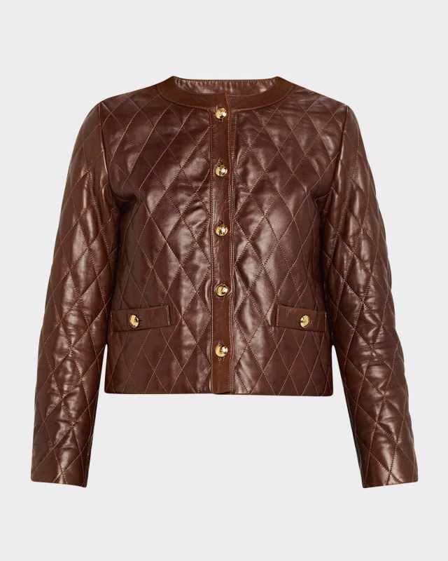 Amy Quilted Leather Jacket